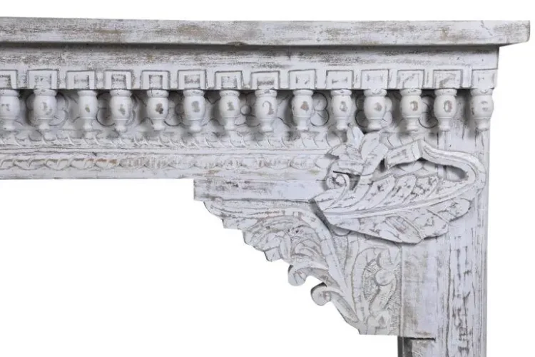 Catania Wooden carved console table - Purana Darwaza