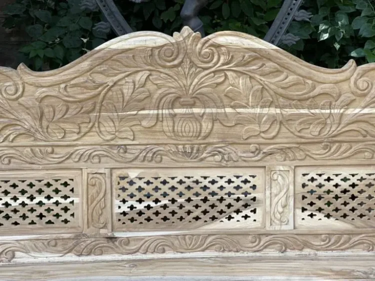 Teak wood Sofa Bench - Purana Darwaza