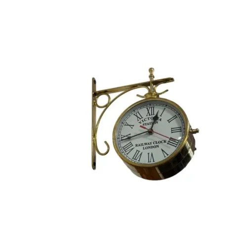 Brass Railway Wall Clock