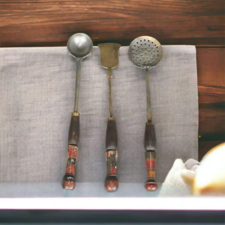 Karchi Vintage Cooking Spoons set of 3
