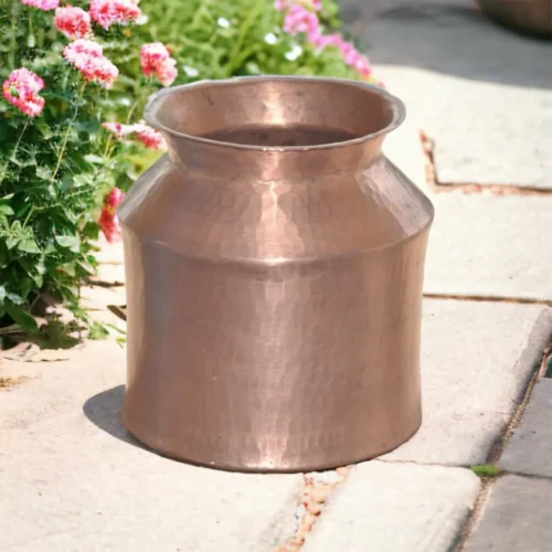 Komal Vintage Copper Flower Pot