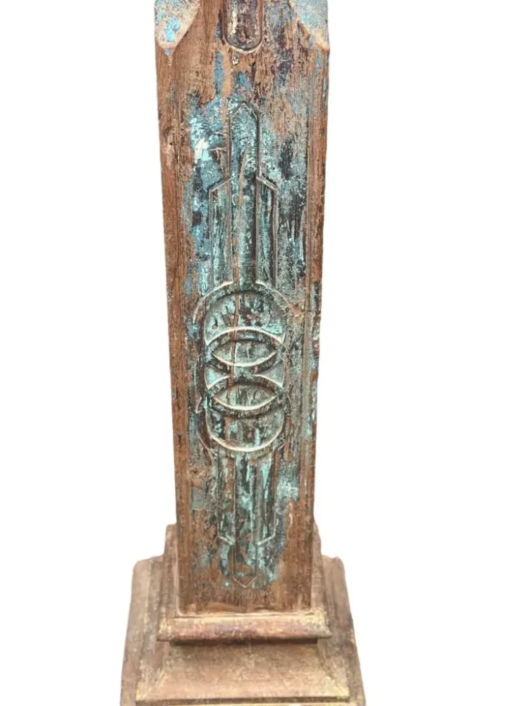 Konark Antique Wooden Pillar - Purana Darwaza