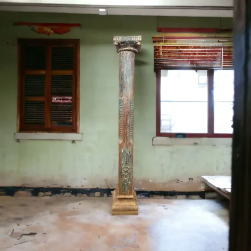 Konark Antique Wooden Pillar