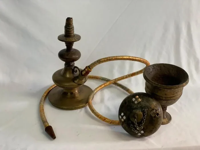 Vintage Brass Shisha Hukkah 9