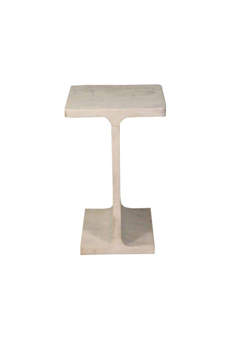Solid Marble side table - Purana Darwaza