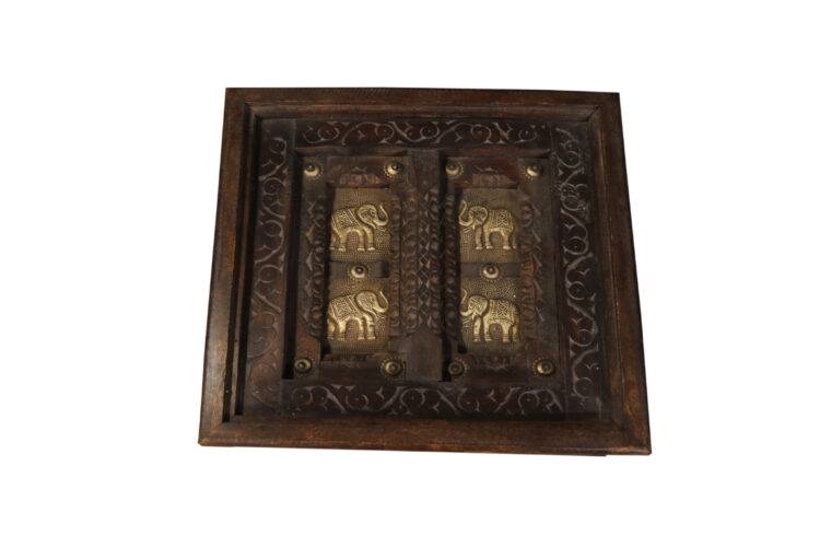 Rida wooden door table - Purana Darwaza