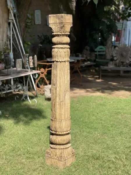 Antique Indian Teakwood Columns or Pillar, Architectural Indian pillars