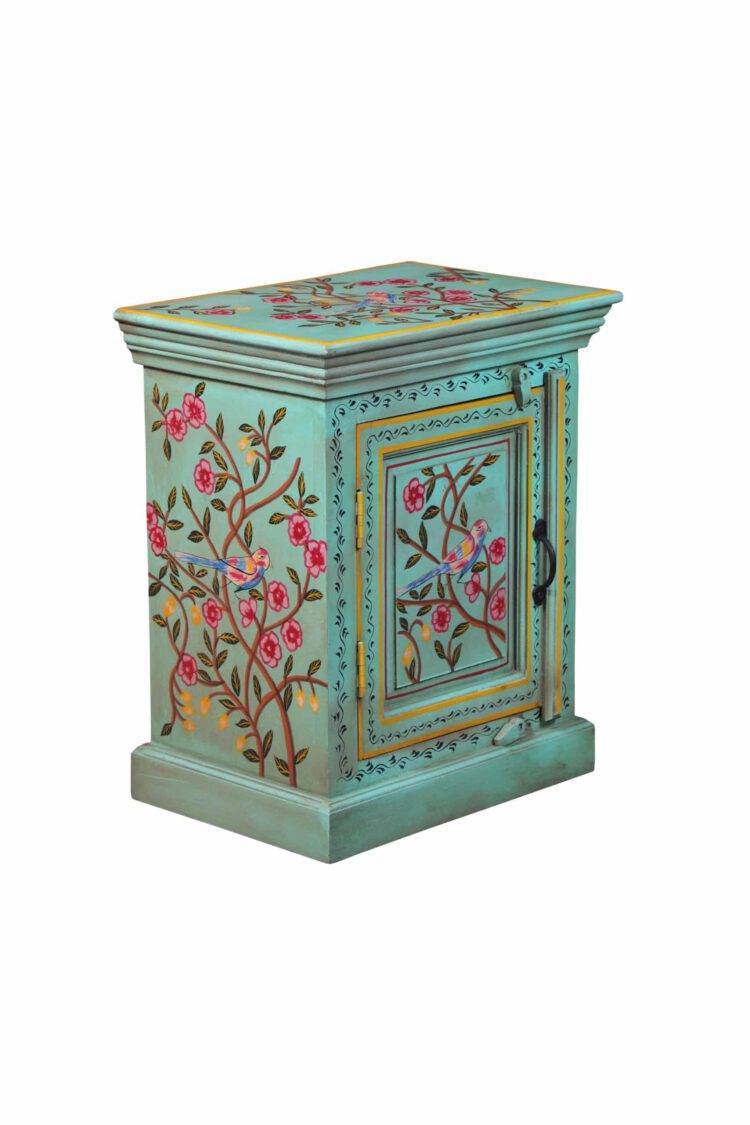 Ajmer Hand painted bedside table set of 25