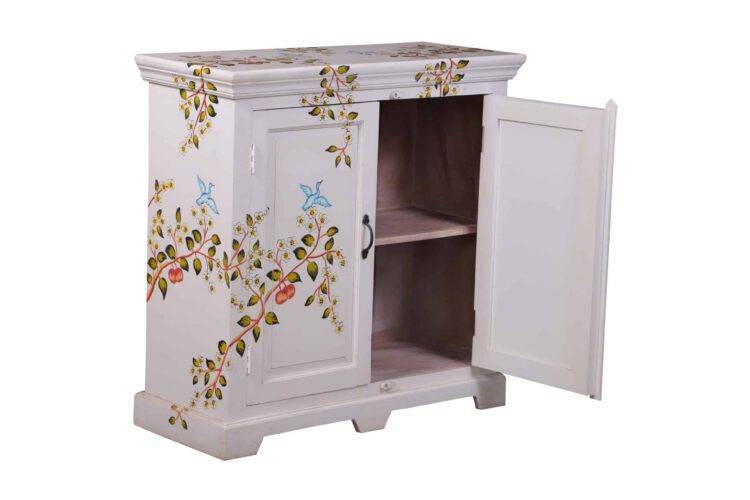 Wooden hand painted crockery cabinet3