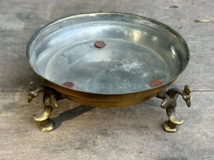 Kaner Vintage Brass Uruli - Purana Darwaza