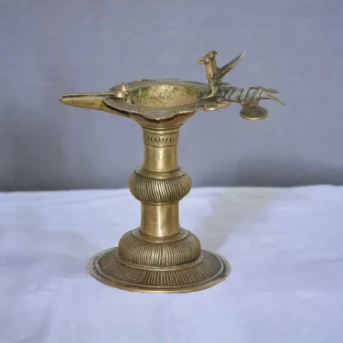 Mosha Vintage Brass Oil Lamp