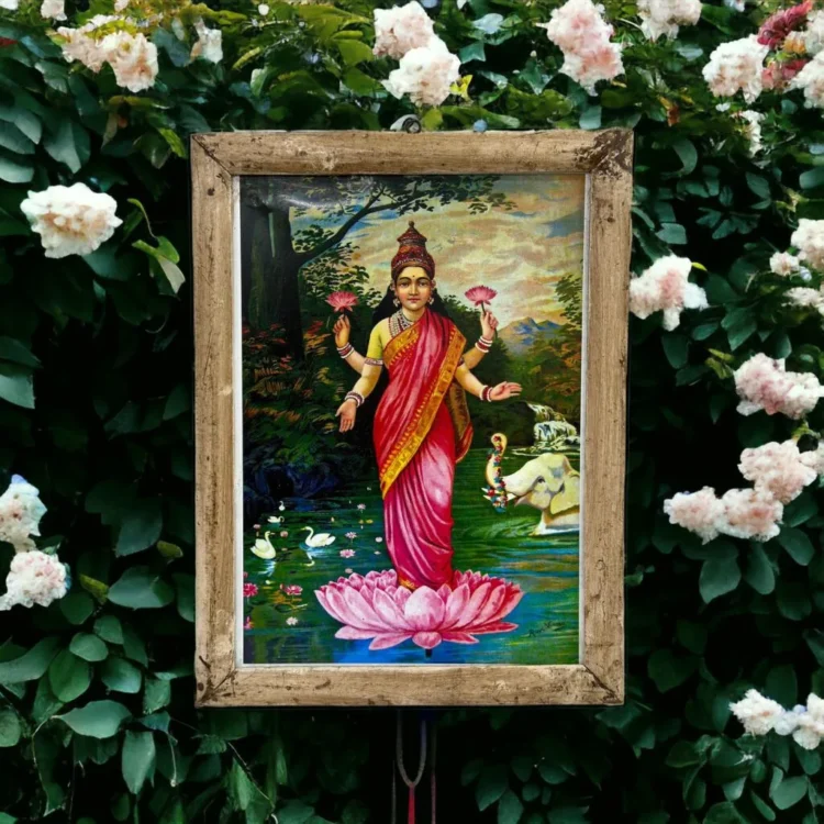 Raja Ravi Varma - Lakshmi - Purana Darwaza