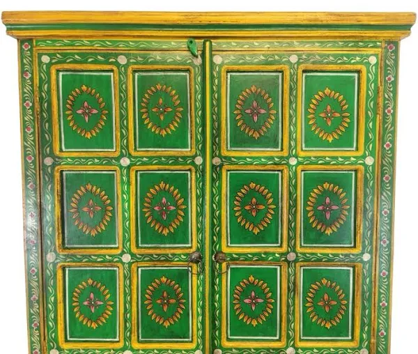 Sagar Hand Painted Wooden Cupboard1
