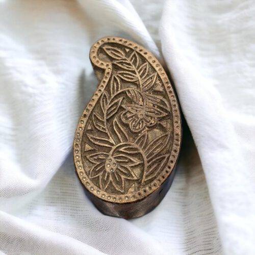 Antique Wooden Carved Printing Block