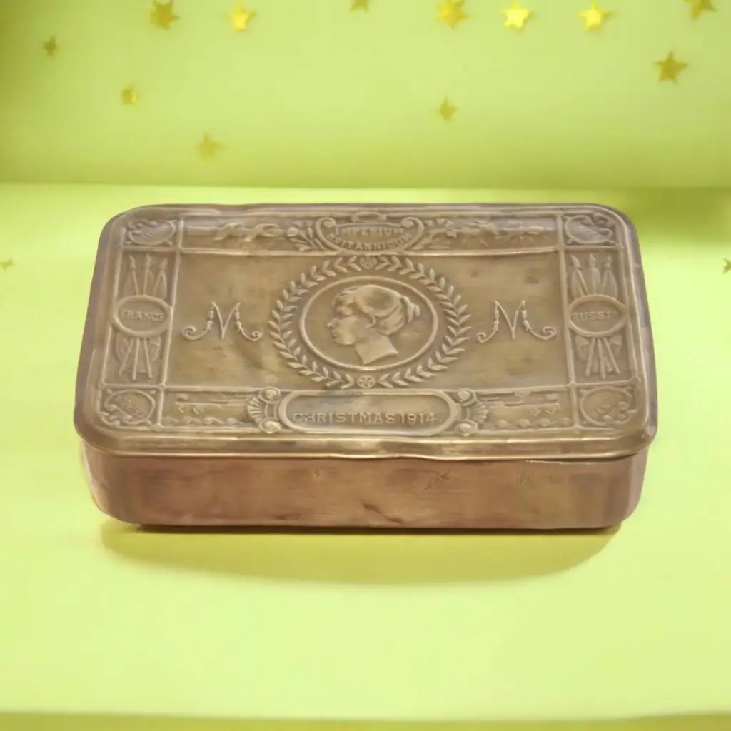Original Vintage Brass Princess Mary Christmas 1914 Gift Cigarette