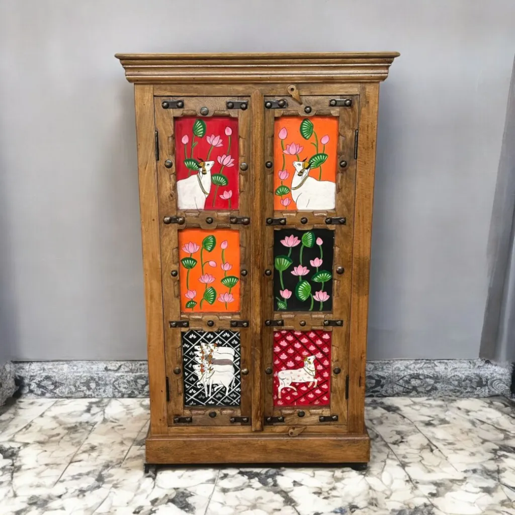 Zeema Hand Painted Cupboard