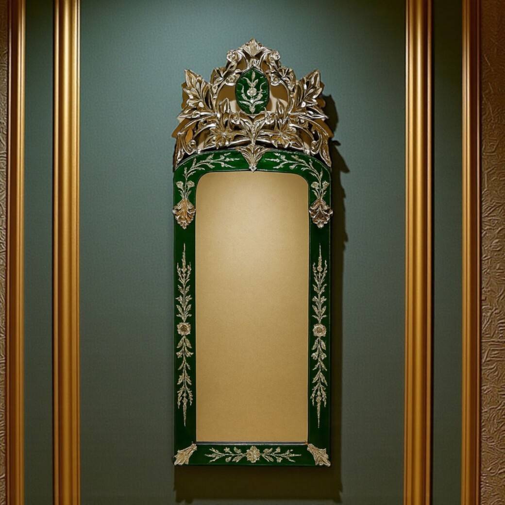 Le Biuge Large Venetian Art Deco Mirror - Purana Darwaza