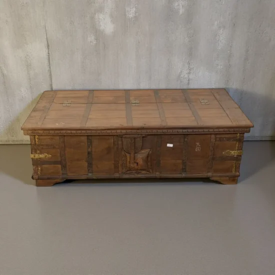 Aanamika Vintage Indian Wooden Trunk