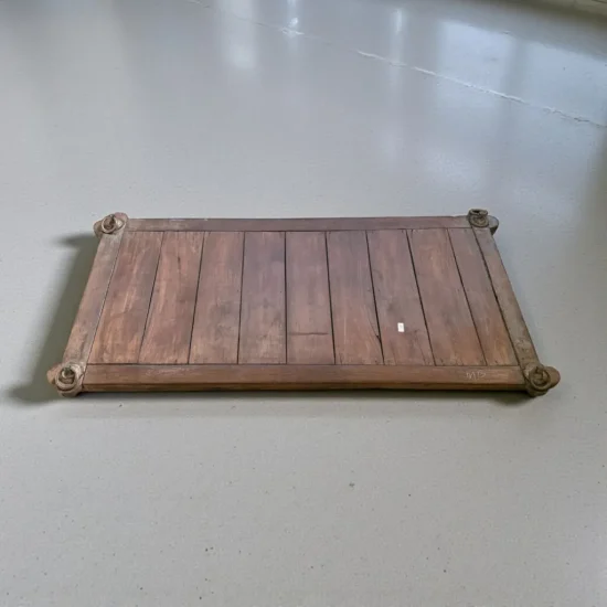 Antique Carved Teak Wood Jhula Swing Base
