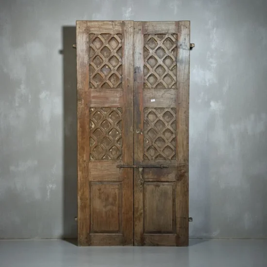 Nikunja Vintage Indian Teak Door Panel